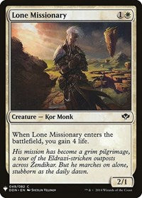 Lone Missionary (49) [The List Reprints]