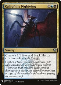 Call of the Nightwing (GK1) (8) [The List Reprints]