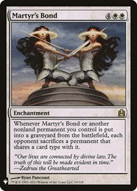 Martyr's Bond (19/318) [The List Reprints]