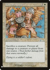 Martyr's Cause (13) [The List Reprints]