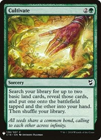 Cultivate (C18) (138) [The List Reprints]