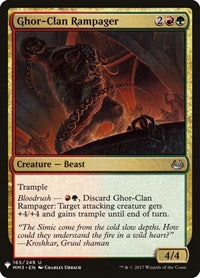 Ghor-Clan Rampager (165) [The List Reprints]