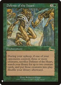 Defense of the Heart (100) [The List Reprints]