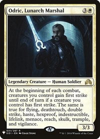 Odric, Lunarch Marshal (SOI) (031/297) [The List Reprints]