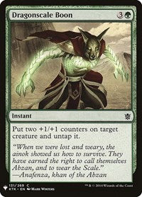 Dragonscale Boon (131) [The List Reprints]