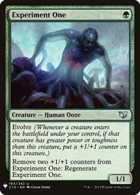 Experiment One (184) [The List Reprints]
