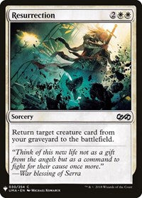 Resurrection (30) [The List Reprints]