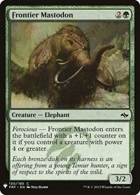 Frontier Mastodon (130) [The List Reprints]