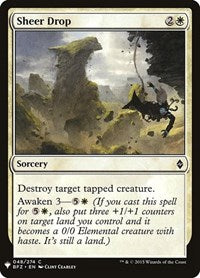 Sheer Drop (48) [The List Reprints]