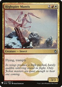 Highspire Mantis (177) [The List Reprints]