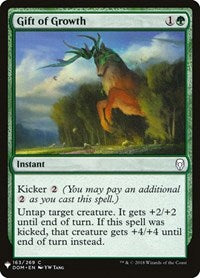 Gift of Growth (163) [The List Reprints]