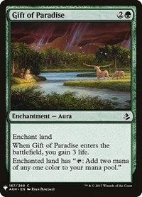 Gift of Paradise (167) [The List Reprints]