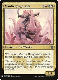 Mardu Roughrider (187) [The List Reprints]