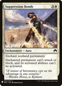 Suppression Bonds (34) [The List Reprints]
