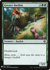 Greater Basilisk (165) [The List Reprints]