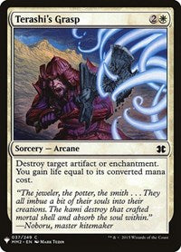 Terashi's Grasp (37) [The List Reprints]