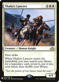 Thalia's Lancers (047/205) [The List Reprints]