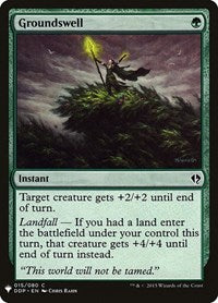 Groundswell (15) [The List Reprints]