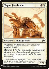Topan Freeblade (36) [The List Reprints]
