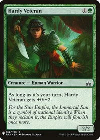 Hardy Veteran (132) [The List Reprints]