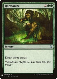 Harmonize (C17) (151) [The List Reprints]