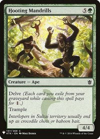 Hooting Mandrills (137) [The List Reprints]