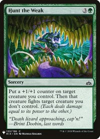 Hunt the Weak (133) [The List Reprints]