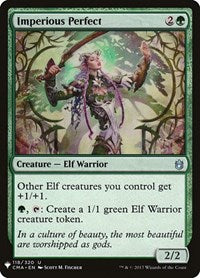 Imperious Perfect (CMA) (118) [The List Reprints]