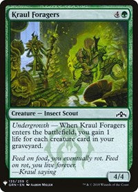 Kraul Foragers (135) [The List Reprints]