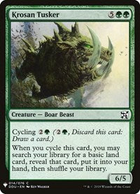 Krosan Tusker (DDU) (14) [The List Reprints]