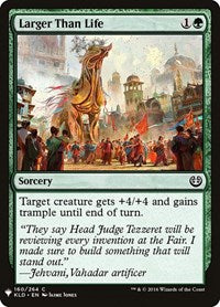 Larger Than Life (160) [The List Reprints]