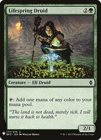Lifespring Druid (177) [The List Reprints]