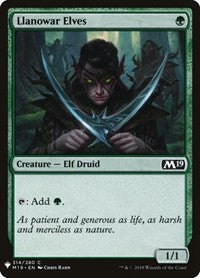 Llanowar Elves (314) [The List Reprints]
