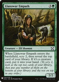 Llanowar Empath (18) [The List Reprints]