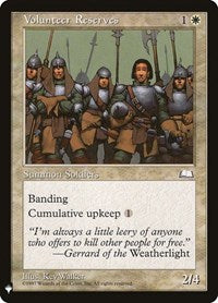 Volunteer Reserves (29) [The List Reprints]
