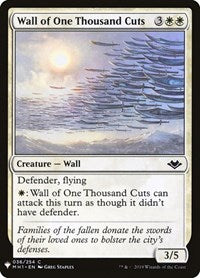 Wall of One Thousand Cuts (36) [The List Reprints]