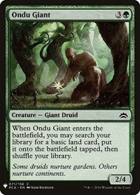 Ondu Giant (71) [The List Reprints]