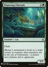 Pouncing Cheetah (179) [The List Reprints]