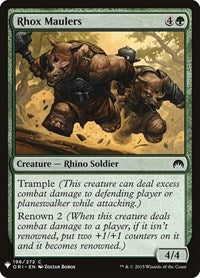 Rhox Maulers (196) [The List Reprints]