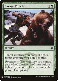 Savage Punch (147) [The List Reprints]