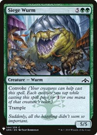 Siege Wurm (144) [The List Reprints]