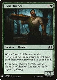 Stoic Builder (231) [The List Reprints]