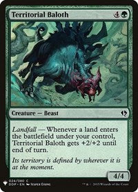 Territorial Baloth (24) [The List Reprints]