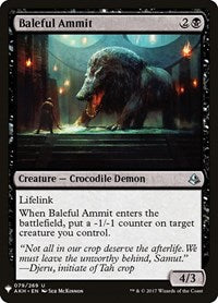 Baleful Ammit (79) [The List Reprints]