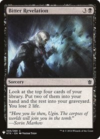 Bitter Revelation (65) [The List Reprints]