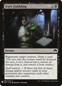 Dark Dabbling (89) [The List Reprints]