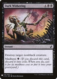 Dark Withering (110) [The List Reprints]