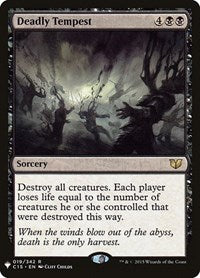Deadly Tempest (019/342) [The List Reprints]