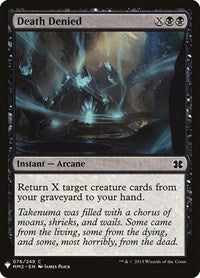 Death Denied (76) [The List Reprints]