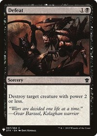 Defeat (97) [The List Reprints]